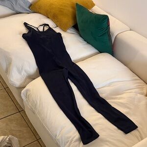 Navy women’s athletic ADANOLA Jumpsuit, size M